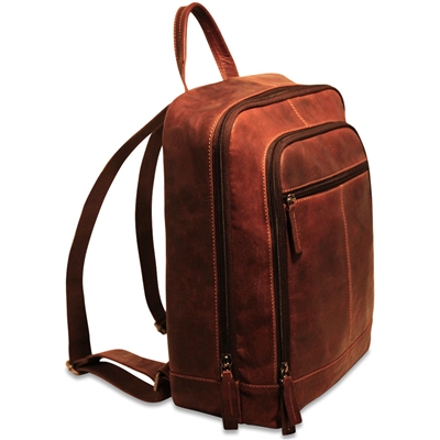 Jack Georges Voyager Laptop Backpack in Brown