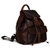 Jack Georges Voyager Travel Drawstring Backpack in Brown