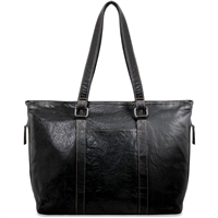 Jack Georges Voyager Shopper Tote in Black