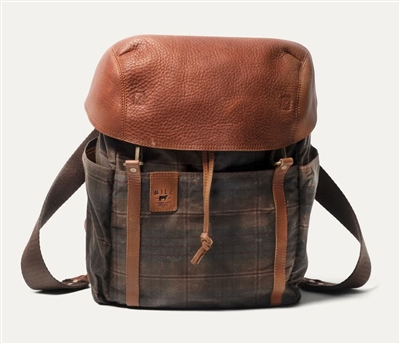 Will Adventure Explorer Backpack Tan Plaid