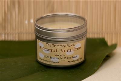 Coconut Palm Tree 4 oz Tin