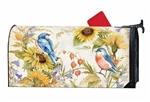 Bee Spring Bluebird on this Breeze Art standard mailbox cover.
