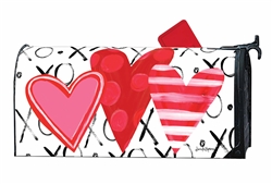 Be My Valentine Mailbox Cover for a standard mailbox.