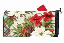 Deck The Halls Mailbox Cover for a standard mailbox.
