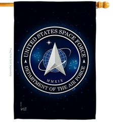 Nylon Space Force house flag