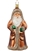 Forest Santa Claus Glass German Ornament hand crafted and hand painted. Made in Germany.