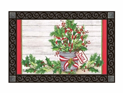 Christmas Wishes Floor Mat by Studio M. Printed in the USA.