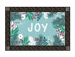Christmas Joy Floor Mat by Studio M. Printed in the USA.