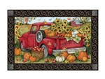 Harvest Farm Truck Floor Mat by Studio M. Printed in the USA.