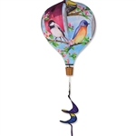 Premier Kites Northern Cardinals 19" Hot Air Balloon Garden Spinner.