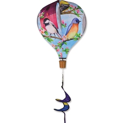 Premier Kites Northern Cardinals 19" Hot Air Balloon Garden Spinner.