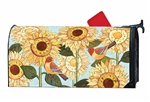 Sunflower Blooms on this Breeze Art over sized mailbox cover.