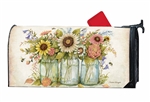 Bee Spring Bouquet on this Breeze Art over sized mailbox cover.