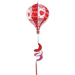 Valentine on this Premier Kite 22" Hot Air Balloon Garden Spinner.