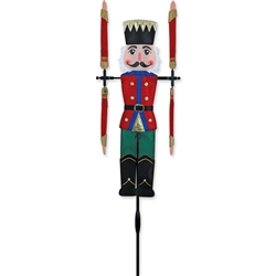 Nutcracker Garden Spinner whose arms spin with a gentle breeze.