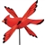 17 inch Cardinal Whirligig Garden Spinner by Premier Kites. All hardware included.