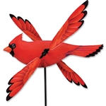 17 inch Cardinal Whirligig Garden Spinner by Premier Kites. All hardware included.