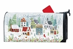 Snow Village over sized Magnet Works mailbox cover.