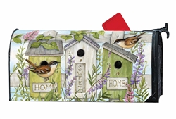 Birdhouse Vines on this Breeze Art over sized mailbox cover.