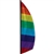 8.5 Rainbow Feather Banner by Premier Kites.