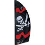 8.5 Jolly Roger Feather Banner by Premier Kites.