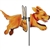 Golden Retriever Deluxe Petite Garden Spinner with wings that spin in a gentle breeze. All hardware included.