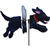 Black Lab Deluxe Petite Garden Spinner with wings that spin in a gentle breeze. All hardware included.