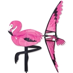 Flamingo Garden Spinner with wings that spin in a gentle breeze. All hardware included.