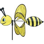 Bee Whirly Wing Garden Spinner with wings that spin in a gentle breeze. All hardware included.