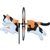 Calico Cat Petite Garden Spinner with wings that spin in a gentle breeze. All hardware included.