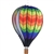 Double Chevron Rainbow on this Premier Kite 22" Hot Air Balloon Garden Spinner.