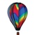 Wavy Gradient Hot Air Balloon Garden Spinner that spins in a gentle breeze.