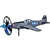 Smaller P-51 Mustang Airplane Garden Spinner with a wheel that spins in a gentle breeze. All hardware included.
