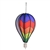 Chevron Rainbow 18" Hot Air Balloon Garden Spinner that spins in a gentle breeze.