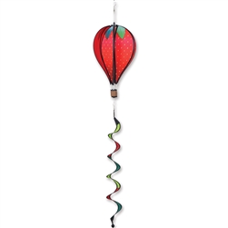 Strawberry on this Premier Kite 16" Hot Air Balloon Garden Spinner.