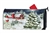 Red Barn Christmas over sized Magnet Works mailbox cover.