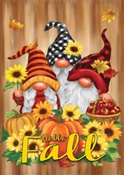 Gnome Harvest on this Toland standard house flag.