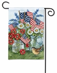 Flags And Daisies on this Magnet Works garden flag.