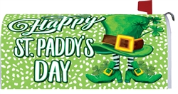 St. Pat's Hat on this Custom Décor over sized mailbox cover.