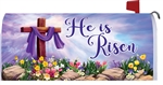 Cross And Flowers on this Custom Décor over sized mailbox cover.