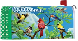 Bird Branch on this Custom Décor over sized mailbox cover.