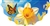 Daffodils And Butterfly Vinyl Bunting by Custom Decor