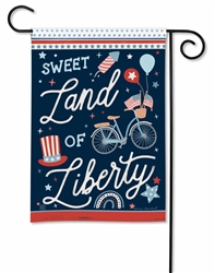 Land Of Liberty on a Breeze Art fall garden flag.