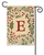 Holly Berries Monogram E Garden on a Breeze Art spring or summer garden flag.