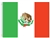 3 feet by 5 feet Mexico Flag with grommets by Valley Forge. Made in the USA.