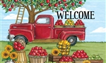 Apple Tree Truck Floor Mat by Custom Décor. Printed in the USA.