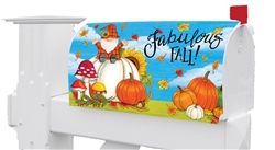 Fabulous Fall Custom Décor mailbox cover. Made in the USA.