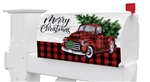 Christmas Truck Custom Décor mailbox cover. Made in the USA.