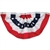 U.S.A. Polyester Pleated Fan