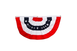 U.S.A. Polyester Pleated Fan